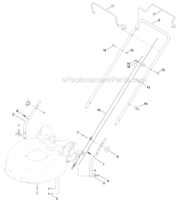 Part Location Diagram of 130-6655 Lawn Boy Nut-Flange, Ni